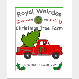 Royal Weirdos Christmas Tree Farm Posters and Art